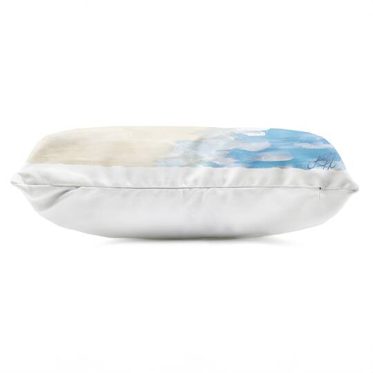 Stupell Industries 14" x 20" Tropical Vacation on Shore Outdoor Print Throw Pillow
